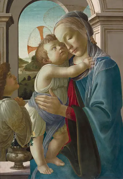 Virgin and Child with an Angel Sandro Botticelli